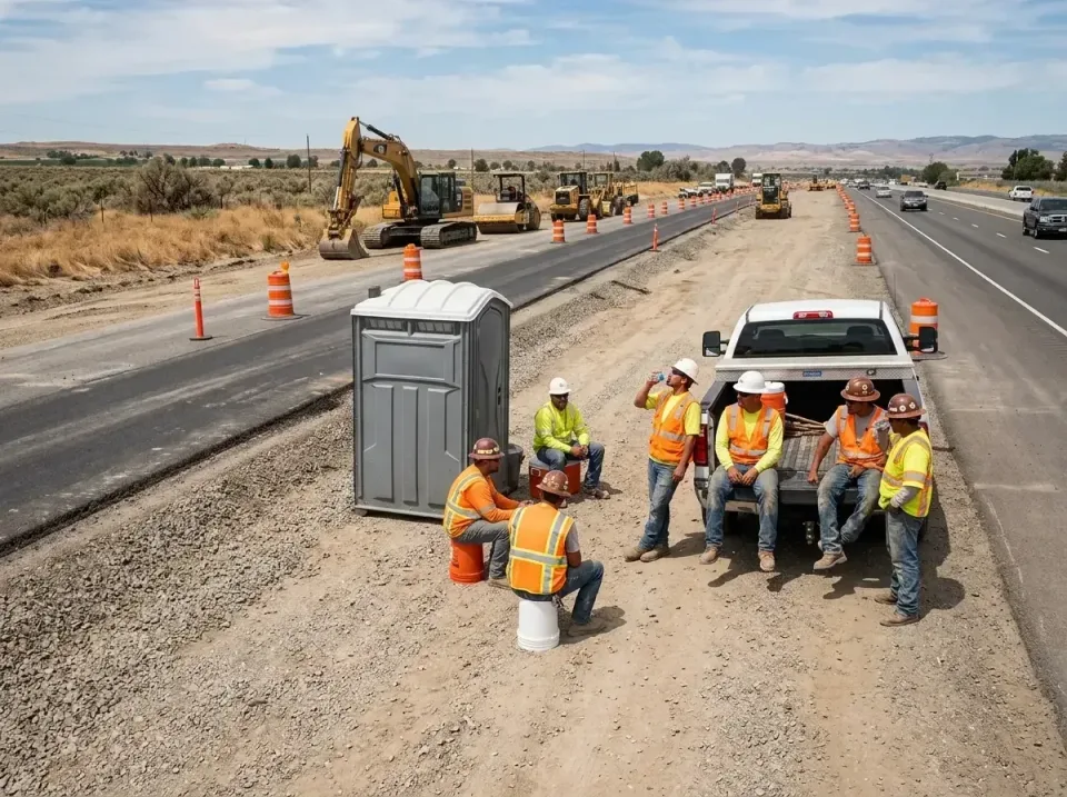 highway-road-construction-crew-007 — frequently asked questions, Porta Potty and Restroom Rentals in Airway Heights, WA